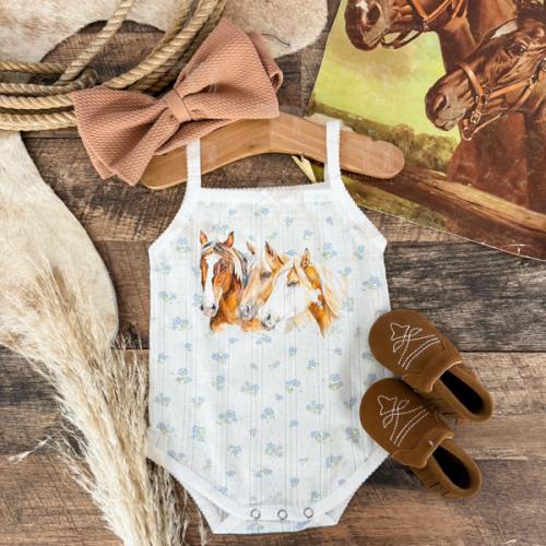 Three is a Charm Floral Pointelle Onesie/Tank (Baby/Toddler)