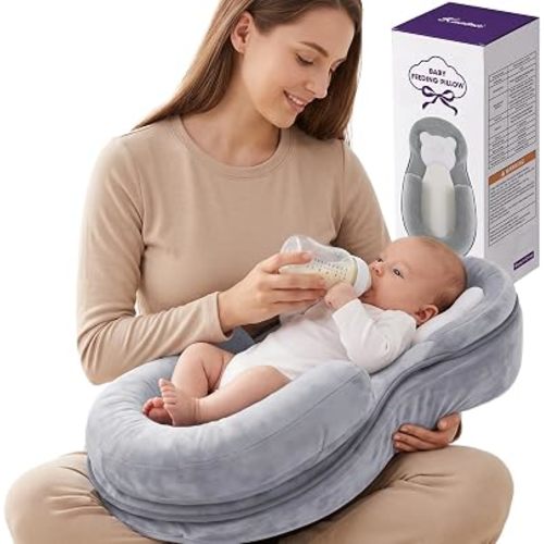 Detachable Feeding Support Pillow, 3-in-1 Design for Bottle Feeding
