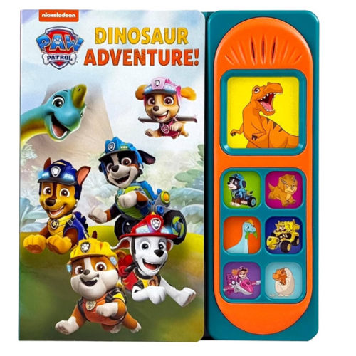 Nickelodeon Paw Patrol Chase, Skye, Marshall, and More! - Dinosaur Adventure! 7- Button Sound Book - PI Kids