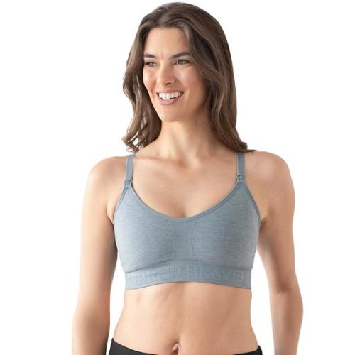Sublime® Nursing Sports Bra | Heathered Seaglass