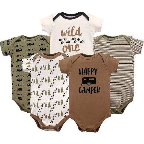 Luvable Friends Unisex Baby Cotton Bodysuits