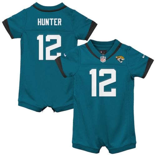 Newborn Jacksonville Jaguars Travis Hunter Nike Teal Romper Game Jersey