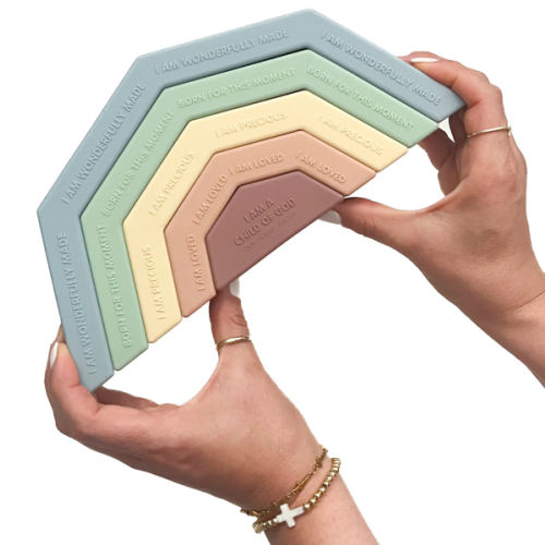Noah's Rainbow Silicone Toy