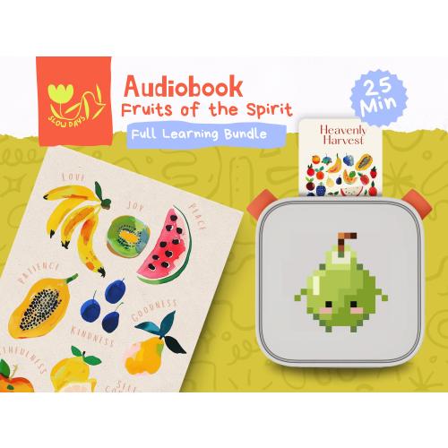 Yoto Card Audiobook: Fruits of the Spirit, Biblical Stories for Toddlers