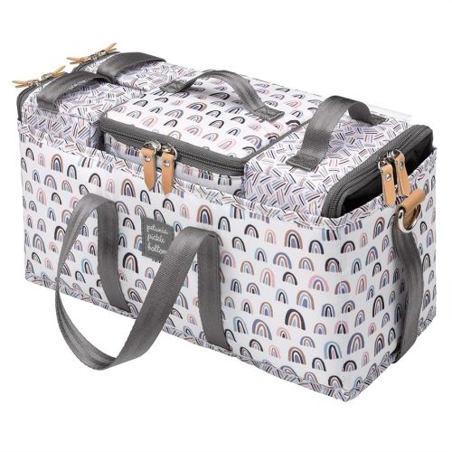 Petunia Pickle Bottom Deluxe Kit, 3-in-1 Grid Caddy Organizer, Lightweight Packing Cubes, Organize Diaper Bag, Stroller, Nursery, Unity