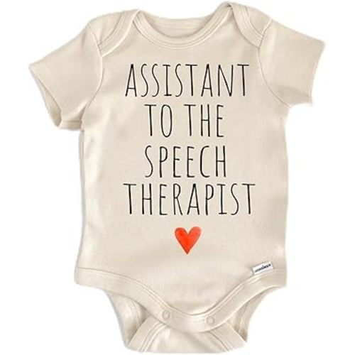 Speech Slp Therapy - Baby Boy Girl Clothes Infant Bodysuit Funny Cute Newborn