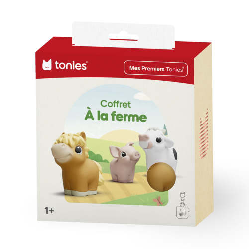My First Tonies: Ferme - Vache, Cochon et Cheval Ensemble de 3 (França – CLÉMENT