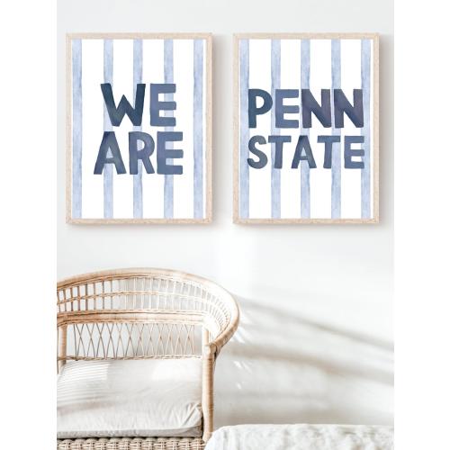 Penn State Watercolor – College Wall Art – Digital Download