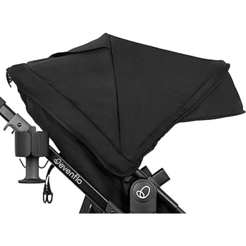 Evenflo Omni Ultra Travel System with Revolve180 LiteMax NXT Rotational Infant Car Seat - Caviar Black