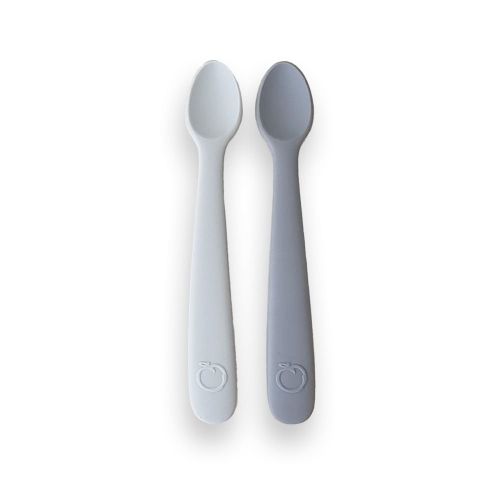 Plum First Feeding Spoons 2 Pack Sand & Nutmeg
