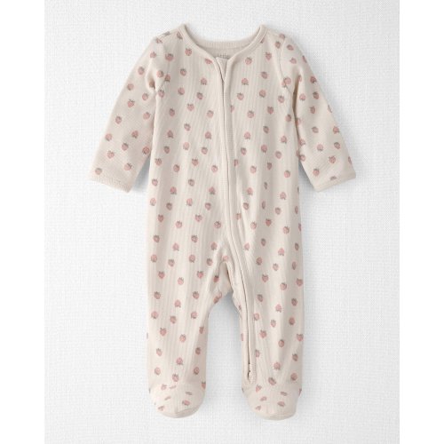 Baby Girl Organic Cotton Sleep & Play Pajama in Strawberry - Little Planet | Carter's