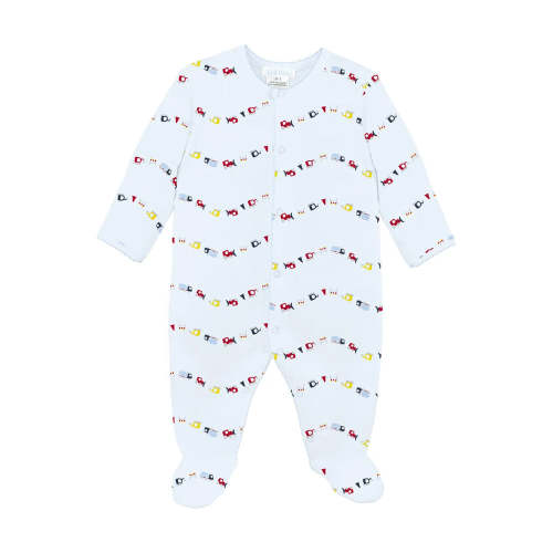 Snaps Footie - Mini Trucks - LydaBaby - Sammy+Nat store – Sammy + Nat