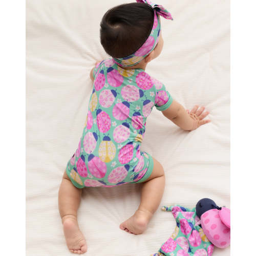 Ladybug Meadow Shorty Zippy | Little Sleepies