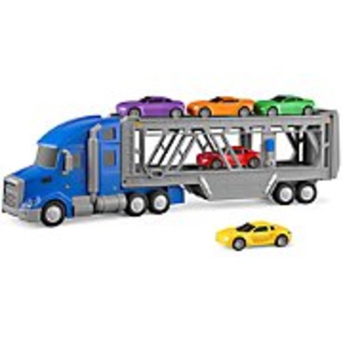 On the Move! Big Rig Car Carrier | Lakeshore Learning