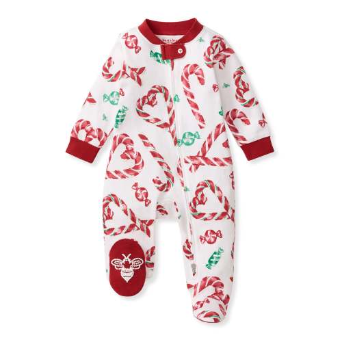 Candy Cane Love Organic Cotton Sleep & Play – Burt's Bees Baby