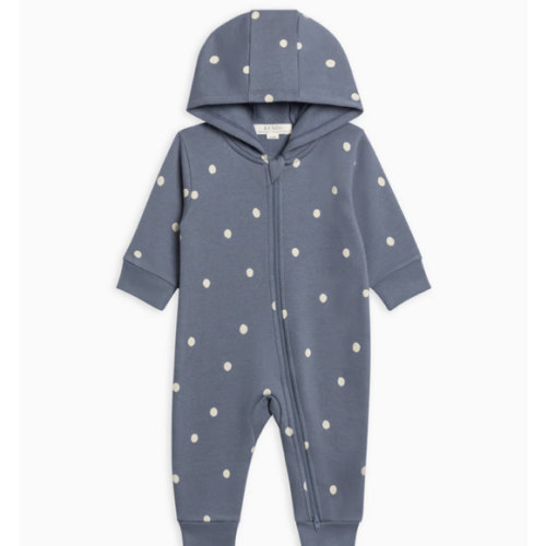 Greer Fleece Hooded Zipper Romper