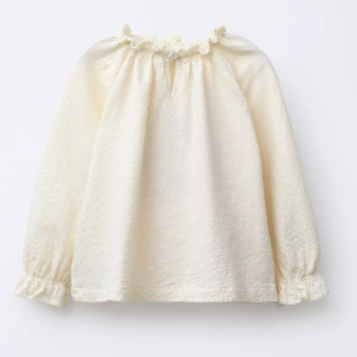 PLAIN TEXTURED T-SHIRT - Pink | ZARA United States