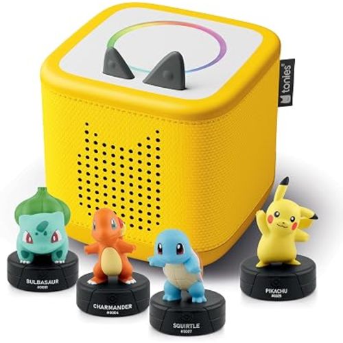 Toniebox 2 Audio Player Pokémon Bundle for Kids 5+, Lightning Yellow