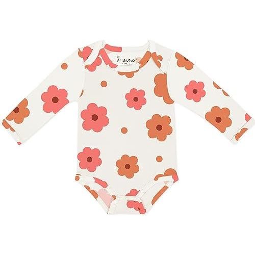 Jimonda Baby Bodysuits Rayon from Bamboo Long Sleeve Baby Boys Girls Rompers Soft Outfits Newborn Clothes