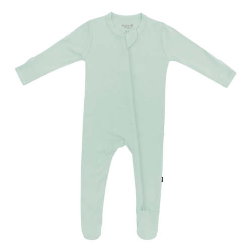 Kyte Zipper Footie - Sage