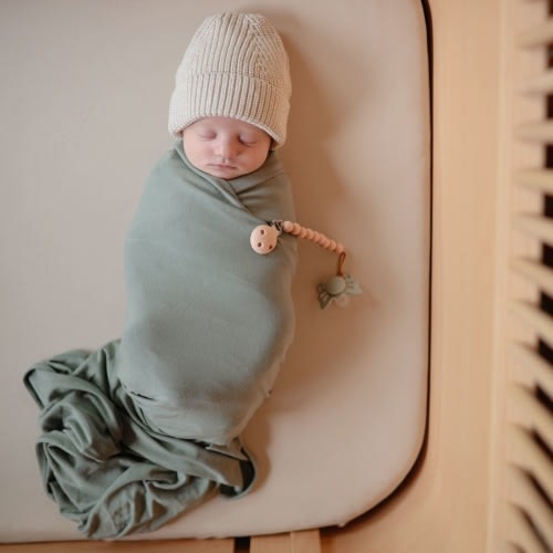 Mushie Stretchy Organic Crib Sheet – Babyletto