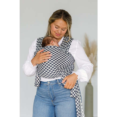 PREORDER | Retro Black Chequer Wrap