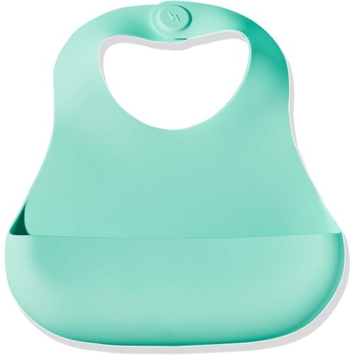 Magnetic Silicone Baby Bib – Waterproof, Dishwasher Safe, BPA Free Food-Grade, Feeding Bib for Infants and Toddlers