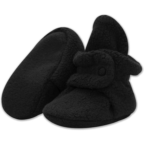 Zutano Unisex Fleece Baby Booties with Organic Cotton Lining, Newborn Essentials