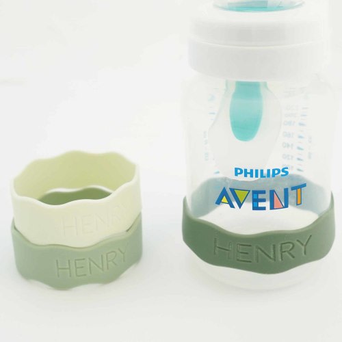 Personalized Silicone Bottle Labels | Greens