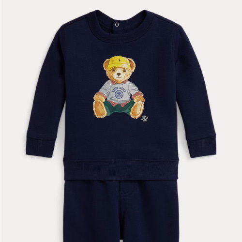 Polo Bear Fleece Sweatshirt & Pant Set