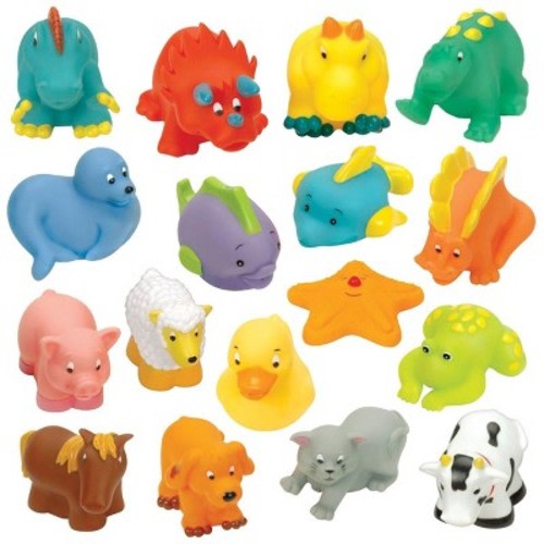 Battat My Bath Buddies Squeeze Toys  - Set of 17