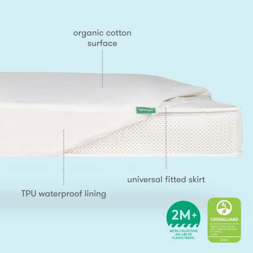Waterproof Organic Twin Mattress Pad | Newton Baby