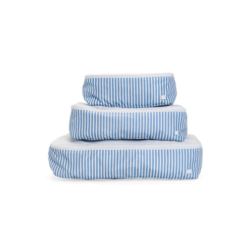 TRVL Packing Cubes - Pimlico Stripe Chambray