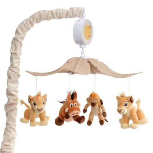 Lambs & Ivy Disney Baby Lion King Safari Musical Baby Crib Mobile Soother Toy