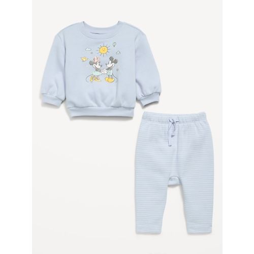 Disney© Crew-Neck Sweatshirt and Sweatpants Set for Baby