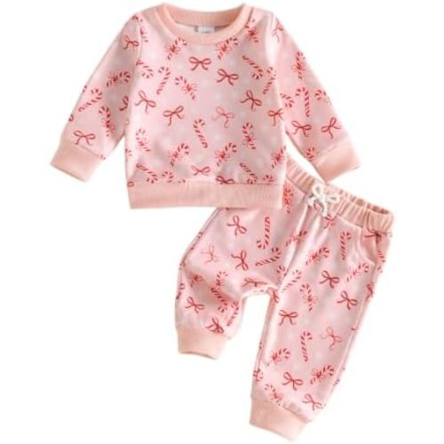 Kaipiclos Baby Girl Fall Winter Clothes Toddler Sweatsuit Outfit