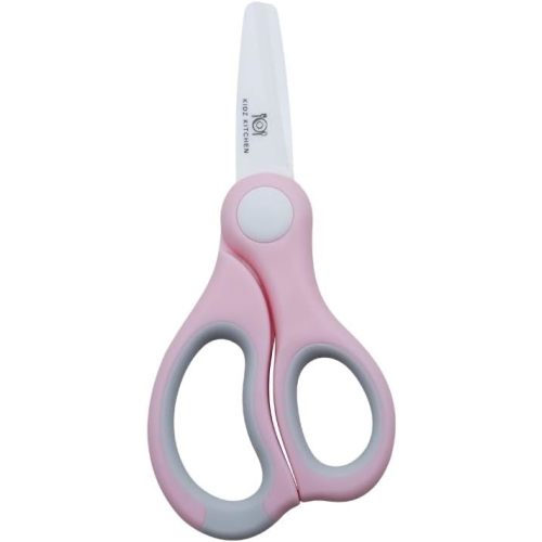 Durable Baby Food Scissors (Ceramic) (PINK)