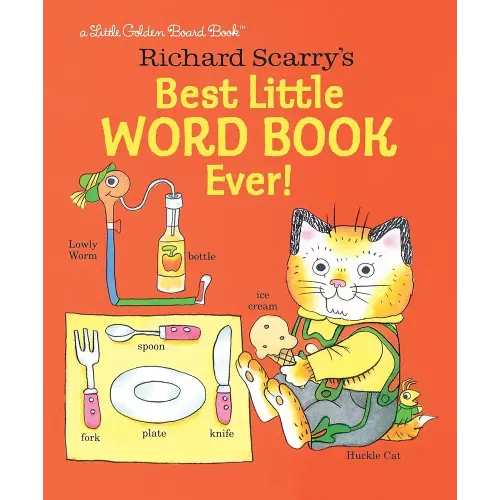 Richard Scarry's Best Little Word Book Ever! (Little Golden Board Book)