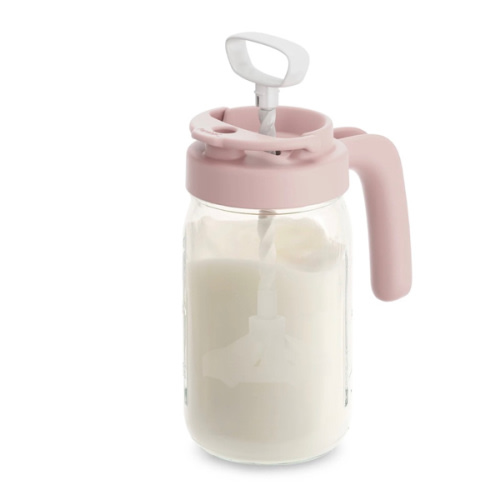 Glass Formula And Breast milk Mixing Pitcher with Mixing Handle