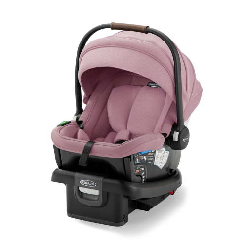 Graco GoMax Infant Car Seat ft. Insta-Install Rigid LATCH, Orchid Haze, Pink