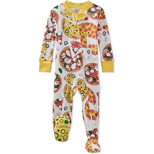 baby-boys Cruz Snug-fit Footed Pajamas 100% Organic Cotton Zip Front Sleeper Pjs W/Grippers for Baby Boys