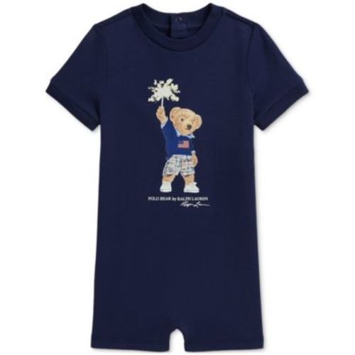 Baby Boys Polo Bear Cotton Jersey Shortall