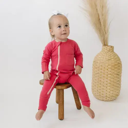 3-6 M Zip Romper – Our Little Treasures