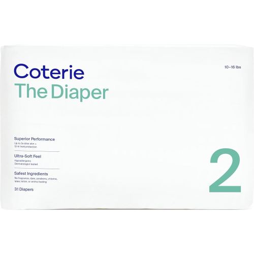 Coterie Size 2 Diaper, 31 CT (Whole Foods)