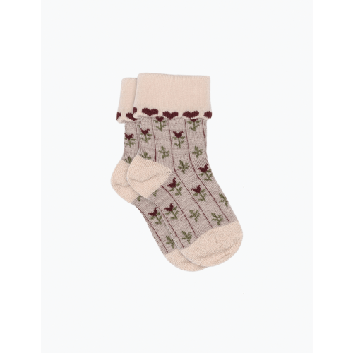 Nora Socks in Rose Dust