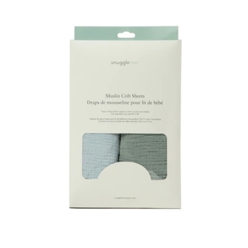 Muslin Crib Sheets | Bluebell + Slate