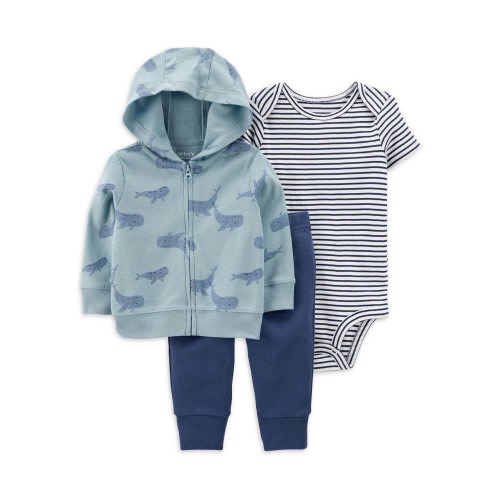 Carter's Child of Mine Baby Boy Cardigan Outfit Set, Sizes Preemie-9M