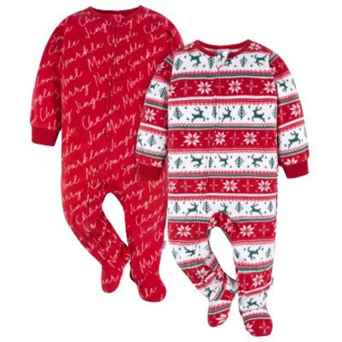 Gerber Baby Neutral Blanket Sleeper, Deer Fair Isle, 2-Pack, 3-6 Months