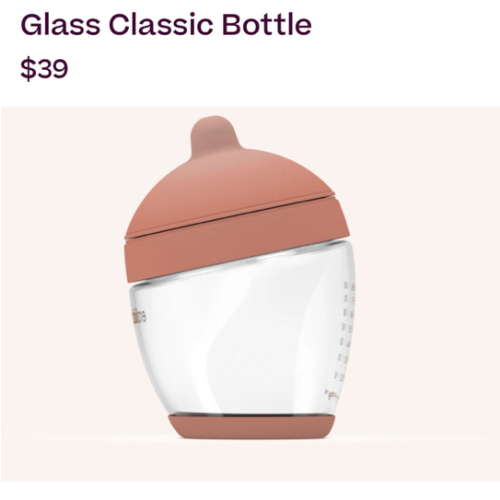 The Glass Classic Bottle for bottle-feeding your baby | Emulait