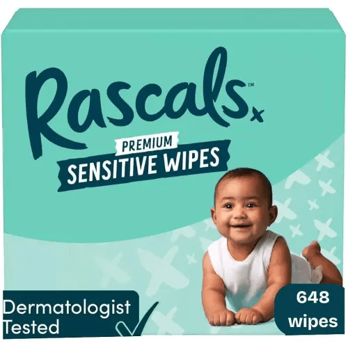 Rascal + Friends Sensitive Baby Wipes (648)